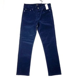 EDWIN Janet Cigarette Navy Corduroy Pant